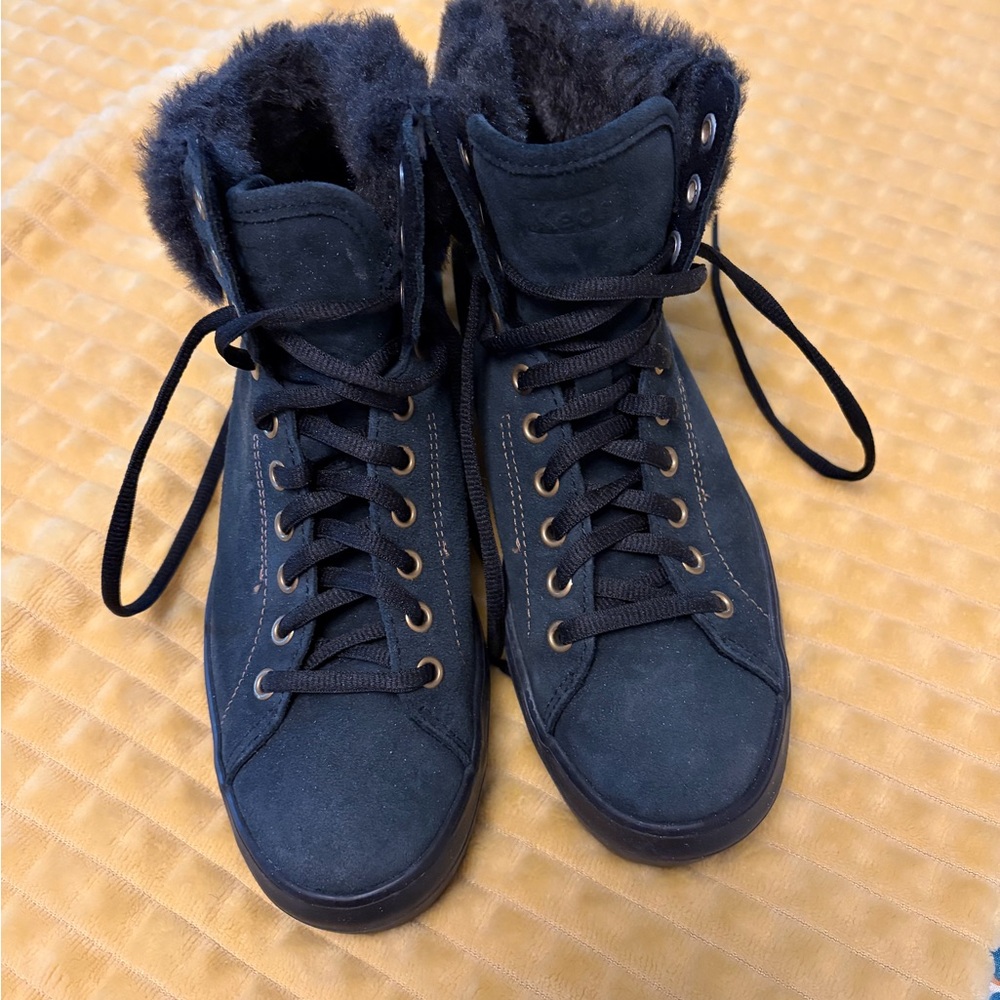 Keds black Ankle Boots with Fur Lining